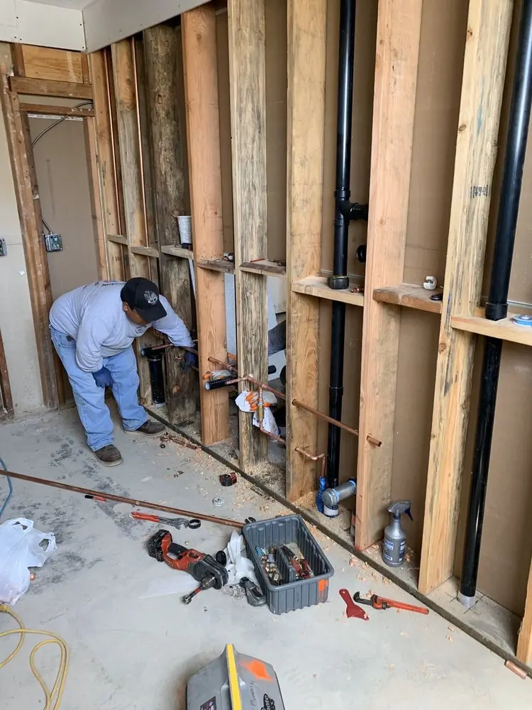 Commercial rough-in plumbing for Water Heater Replacement in Stoutsville